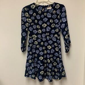 Loft long sleeve floral dress
